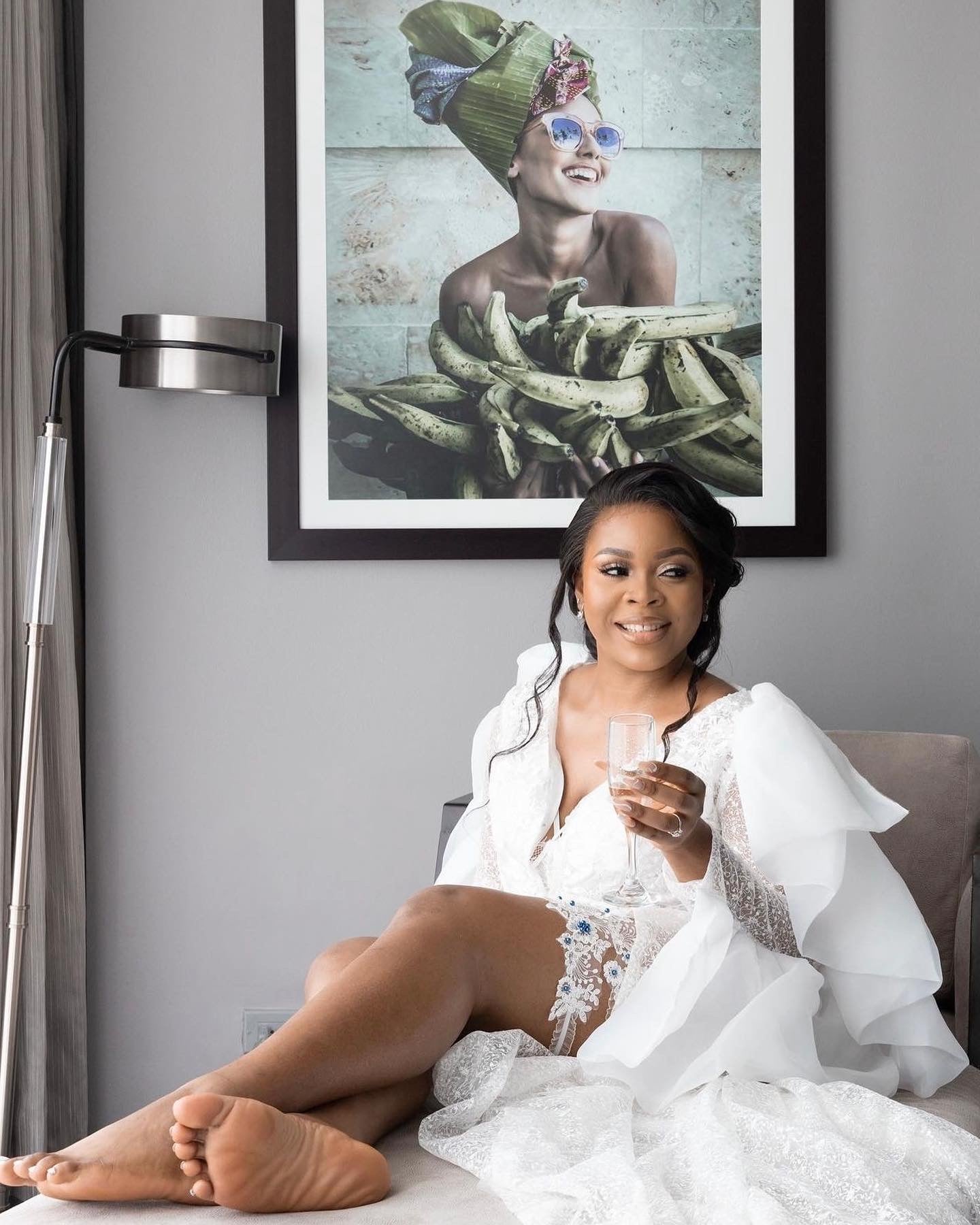 Butterfly Bridal Robe